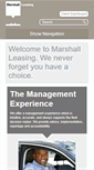 Mobile Screenshot of marshall-leasing.co.uk